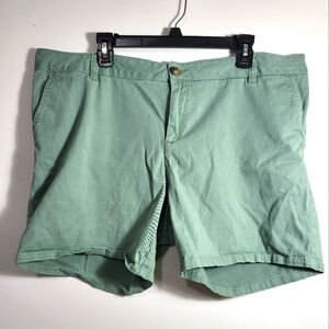 Woman Within light green cotton shorts women's 20W  #1987